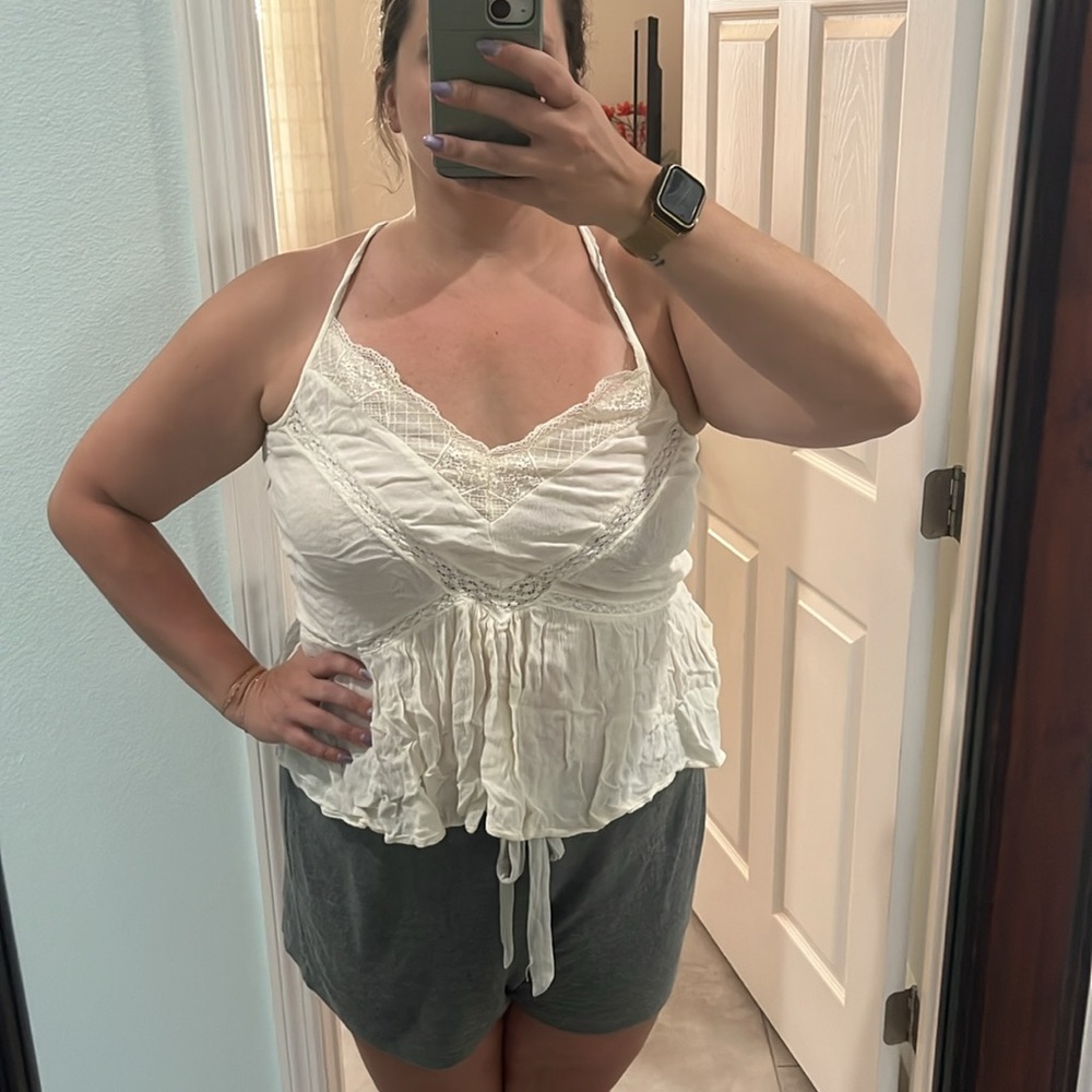 Knit Cross Back Tank